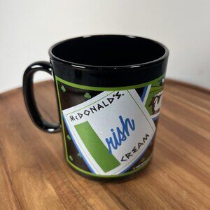 Vintage 1989 McDonald's Irish Cream Coffee Mug Made in France 50